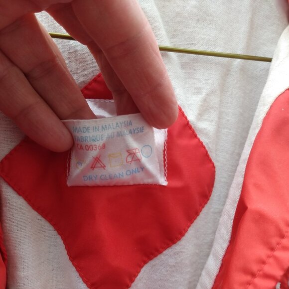 Vintage K.C.I. Raiders Nylon Jacket Kitchener High School Size Large DISTRESSED - Picture 7 of 12